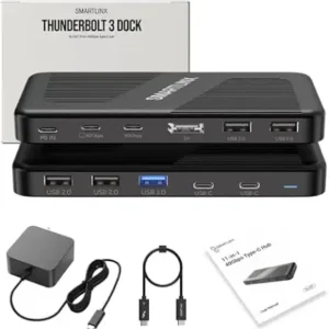 Thunderbolt 3 Dock Dual Monitor USB-C - 11 Ports